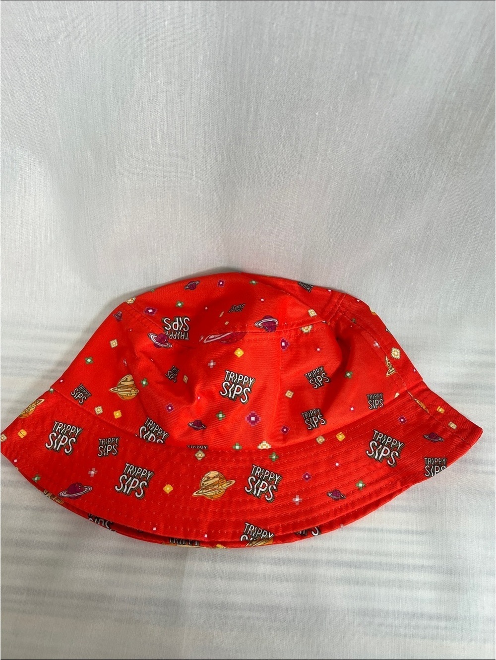 Trippy Sips Orange Bucket Hat